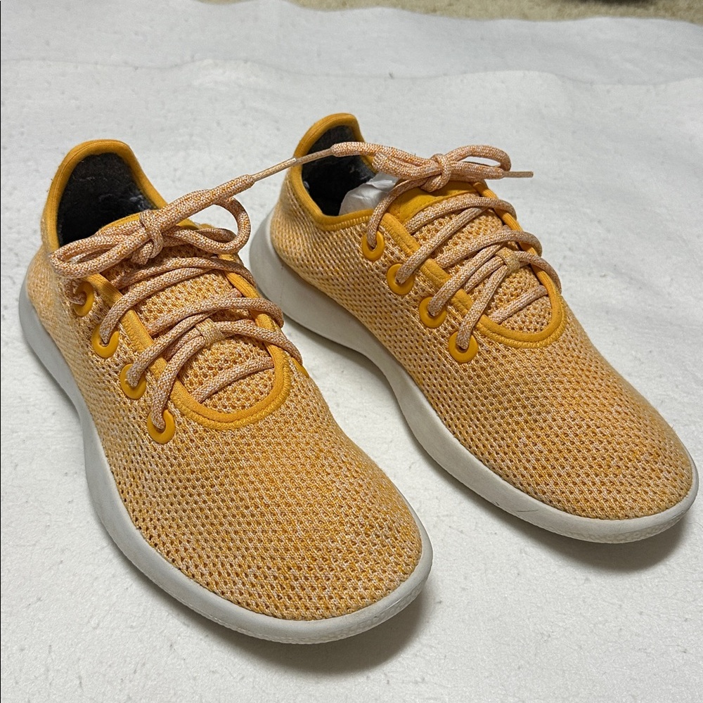 Allbirds Women’s Orange Tree Runner Sneakers size 8